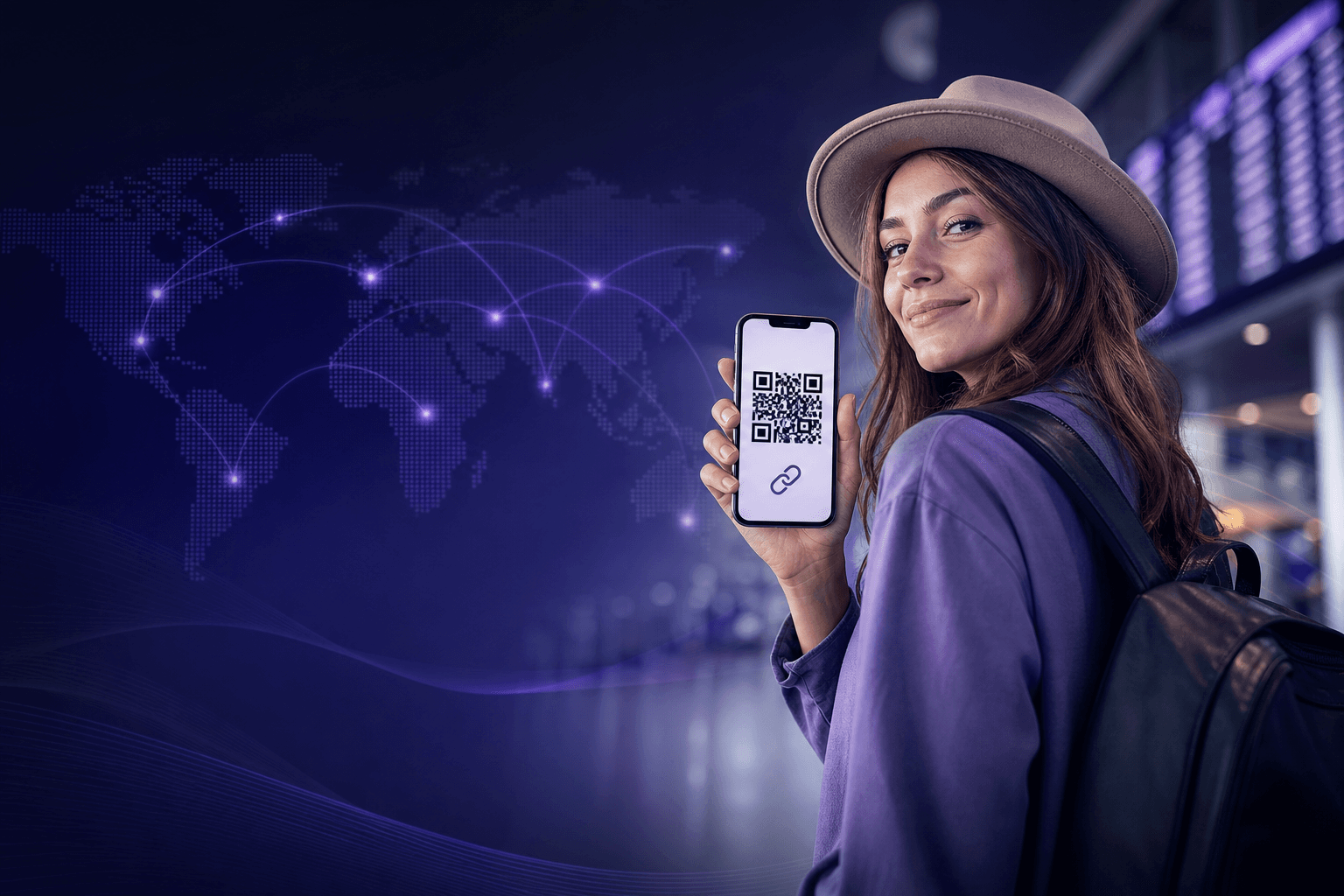 Traveler sharing CleverFi eSIM referral link